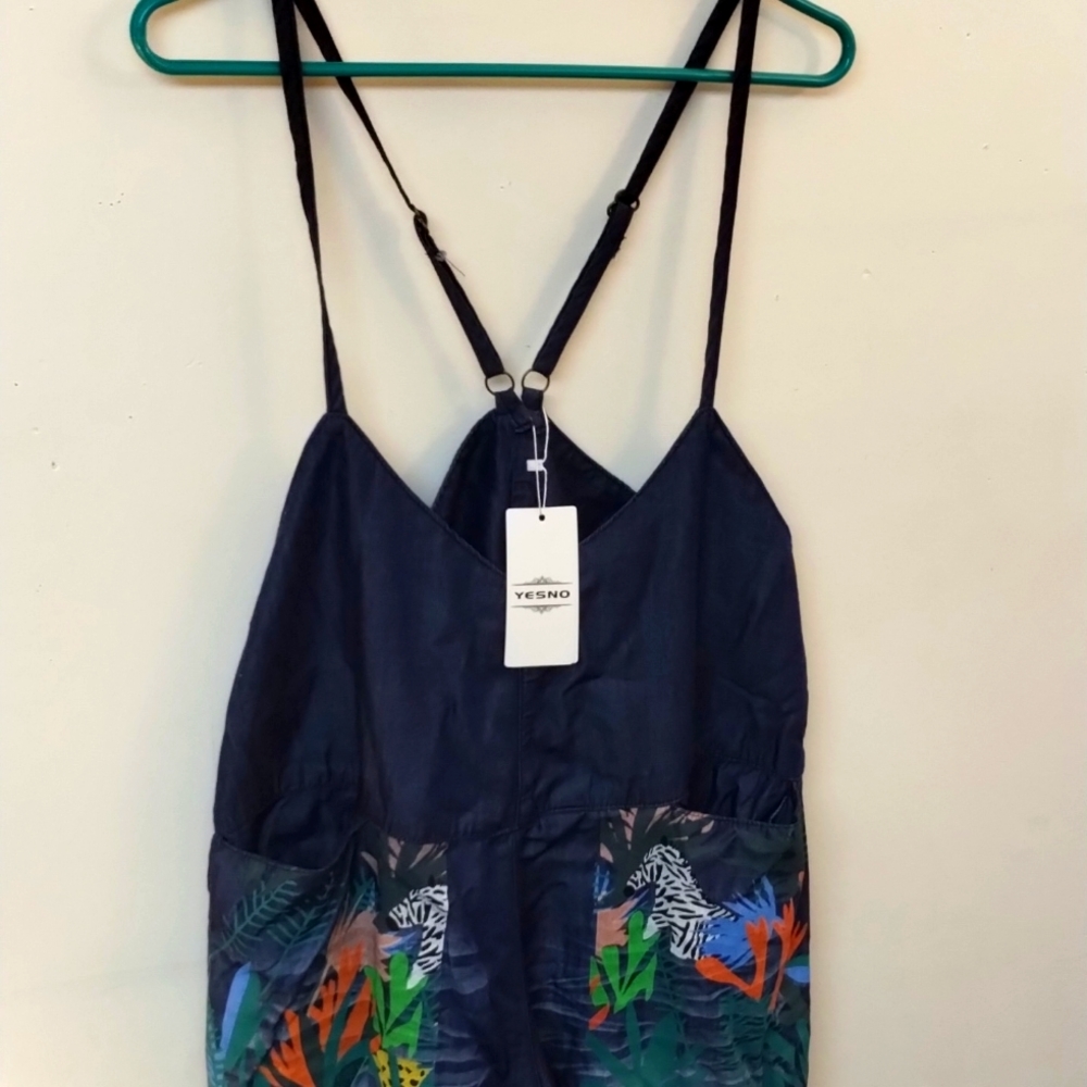 NWT YesNo Light Weight Romper Cotton